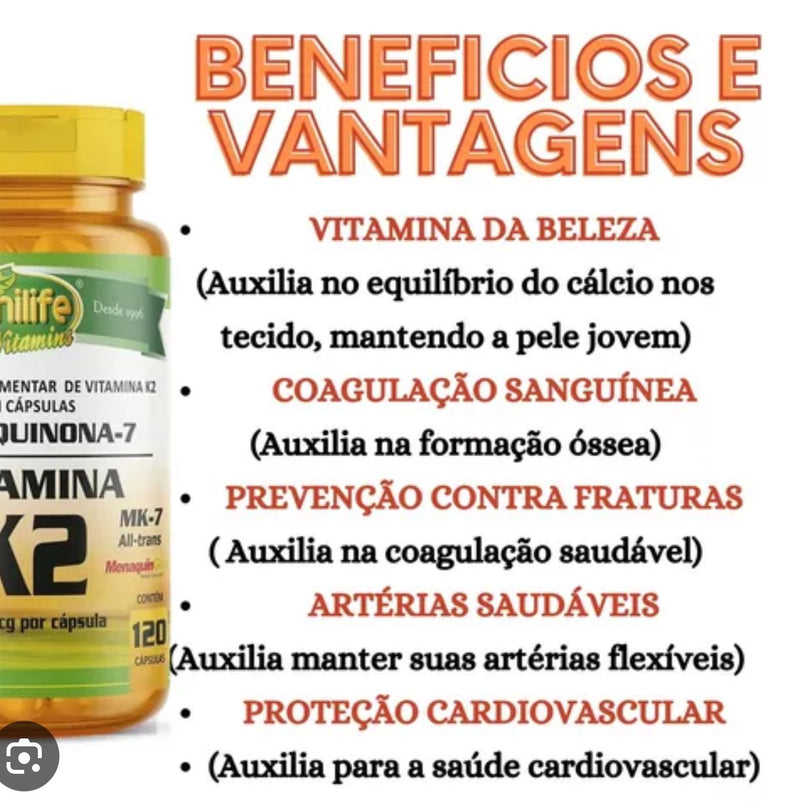 Vitamina K2 Unilife Original 60cps